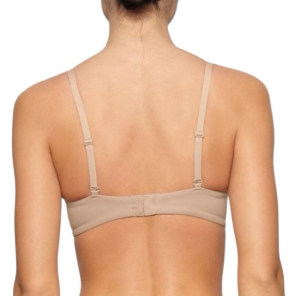 NWT SKIMS Fits Everybody Clay Scoop Plunge Bra Size 32B - Picture 2 of 13